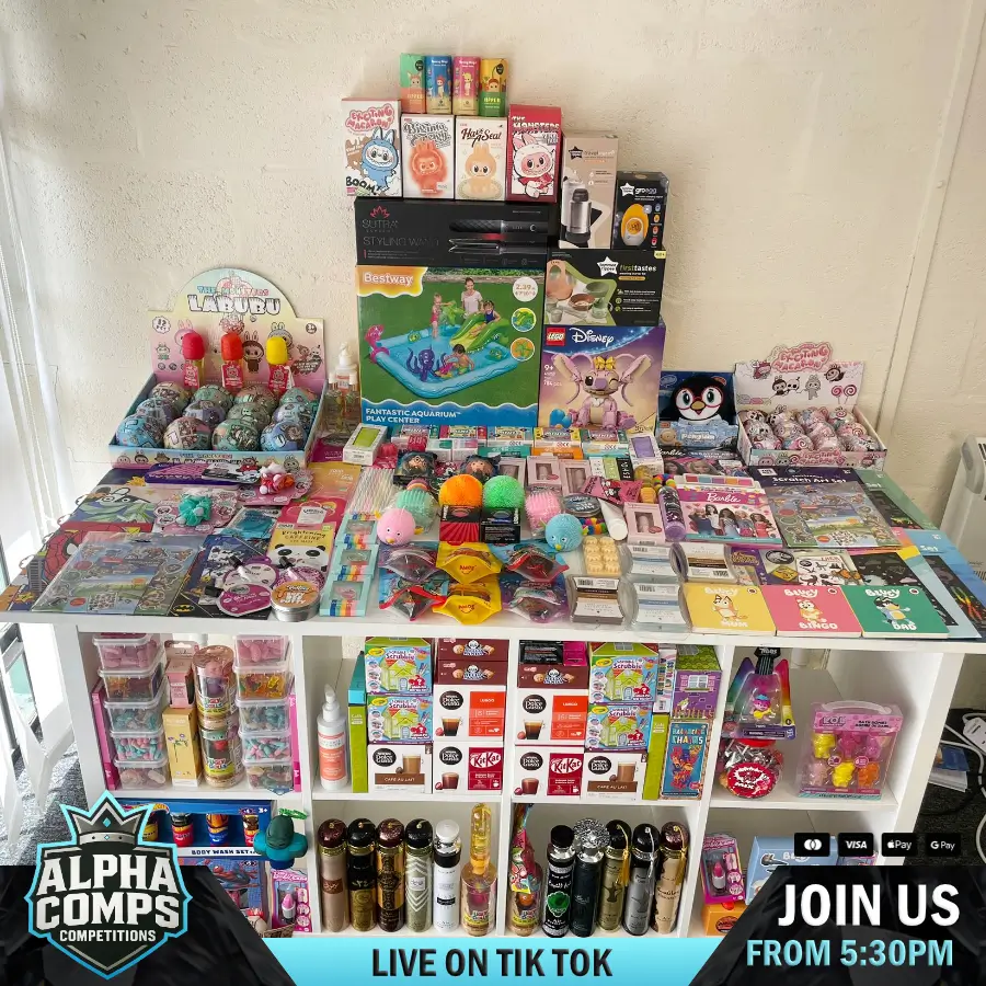 Tik Tok Tombola Alpha Competitions